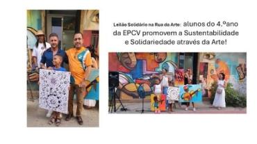 Exposição “Sustentabilidade” e leilão de telas dos alunos do 4.º ano - Galeria do Tutu Sousa