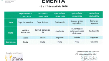 EMENTA DE 13 A 17 DE ABRIL
