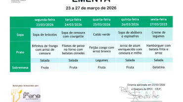 EMENTA DE 23 A 27 DE MARÇO