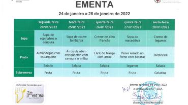 EMENTA DE 24 A 28 DE JANEIRO