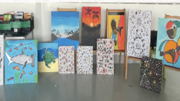 Exposição “Sustentabilidade” e leilão de telas dos alunos do 4º ano - Galeria do Tutu Sousa