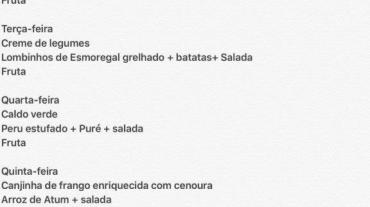 EMENTA DE 26 DE JUNHO A 30 DE JUNHO