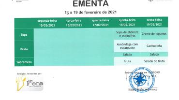 EMENTA DE 18 E 19 DE FEVEREIRO