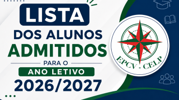 Lista dos alunos admitidos para o ano letivo 2026/2027