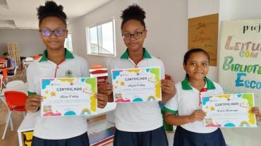 Participação dos alunos de 5.º ano no projeto 