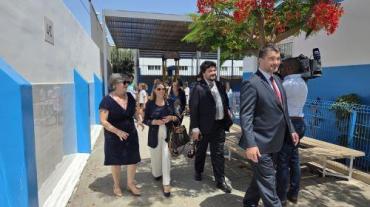 Visita da Secretária de Estado dos Negócios Estrangeiros e Cooperação à EPCV