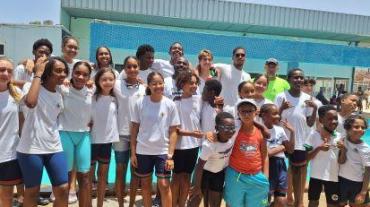 A EPCV nos Campeonatos Regionais de Natação do município da Praia