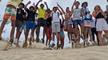 Turma 9.º B em Visita de Estudo na Ilha do Maio