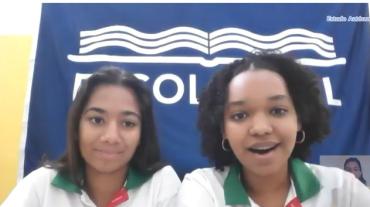 Projeto Escola Azul: alunas da EPCV apresentam o webinário 