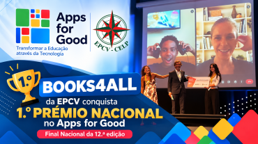 BOOKS4ALL da EPCV conquista 1.º prémio nacional no Apps for Good