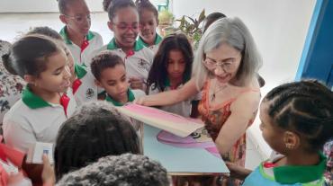 A ESCRITORA CIDÁLIA FERNANDES ASSINALA SEMANA DA LEITURA NA EPCV