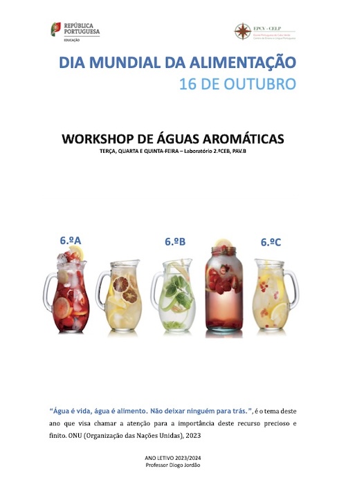 Workshop de águas aromáticas