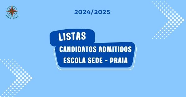 Listas de candidatos admitidos - 2024/2025