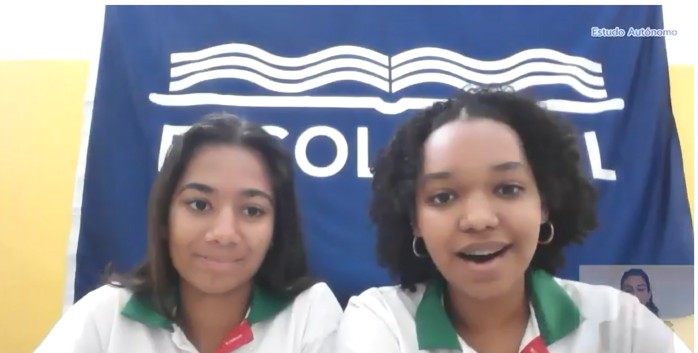 Projeto Escola Azul: alunas da EPCV apresentam o webinário 