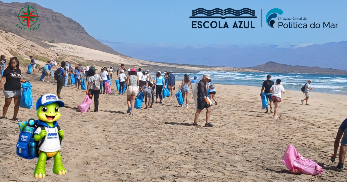 Escola Azul dinamiza campanha de limpeza ambiental