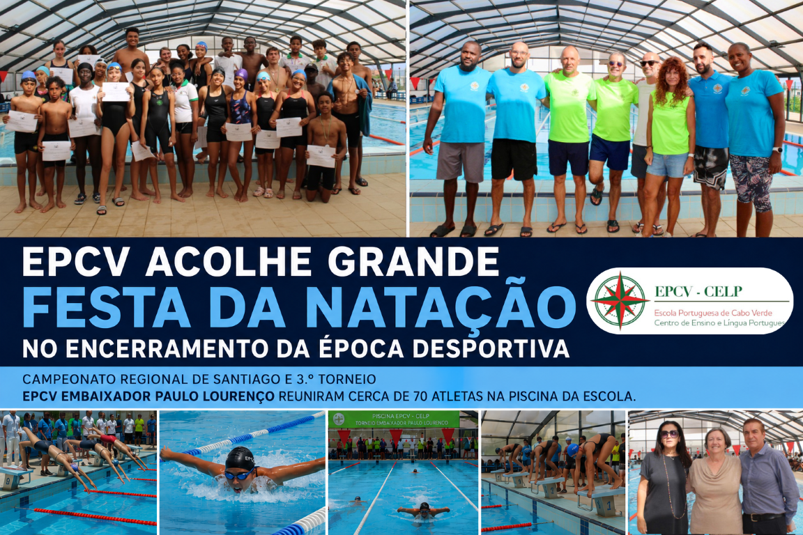 EPCV acolhe grande festa da natação no encerramento da época desportiva