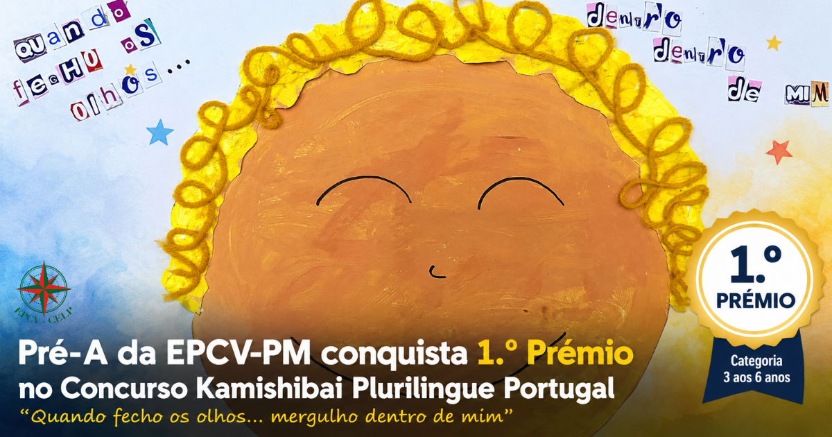 Pré-A da EPCV-PM conquista 1.º prémio no Concurso Kamishibai Plurilingue Portugal