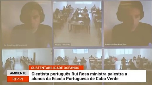 “Sustentabilidade dos oceanos” - o 10.º A esteve presente