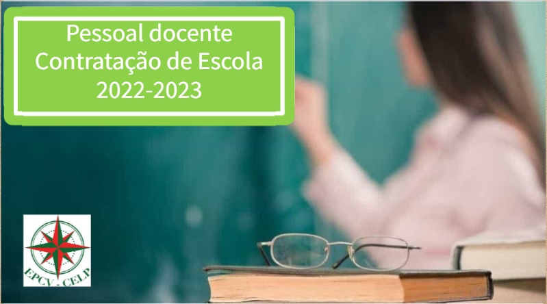 Pessoal Docente - Contratação de Escola 2022-2023