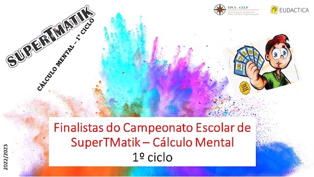 Resultados do campeonato escolar de SuperTMatik - Cálculo mental – 1.º Ciclo - (2022/2023)