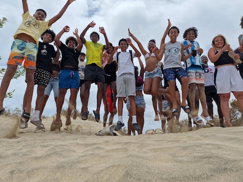 Turma 9.º B em Visita de Estudo na Ilha do Maio